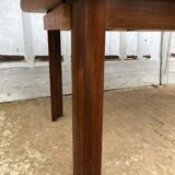 Rectangular Scandinavian butterfly table in solid wood