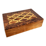 Wooden marquetry box