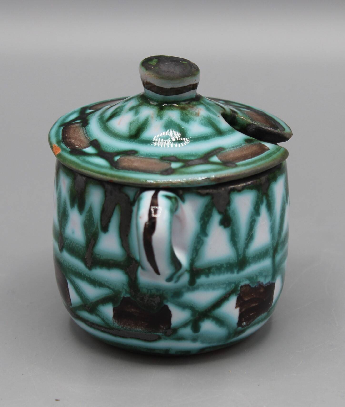 Vintage ceramics - vallauris mustard pot robert picault