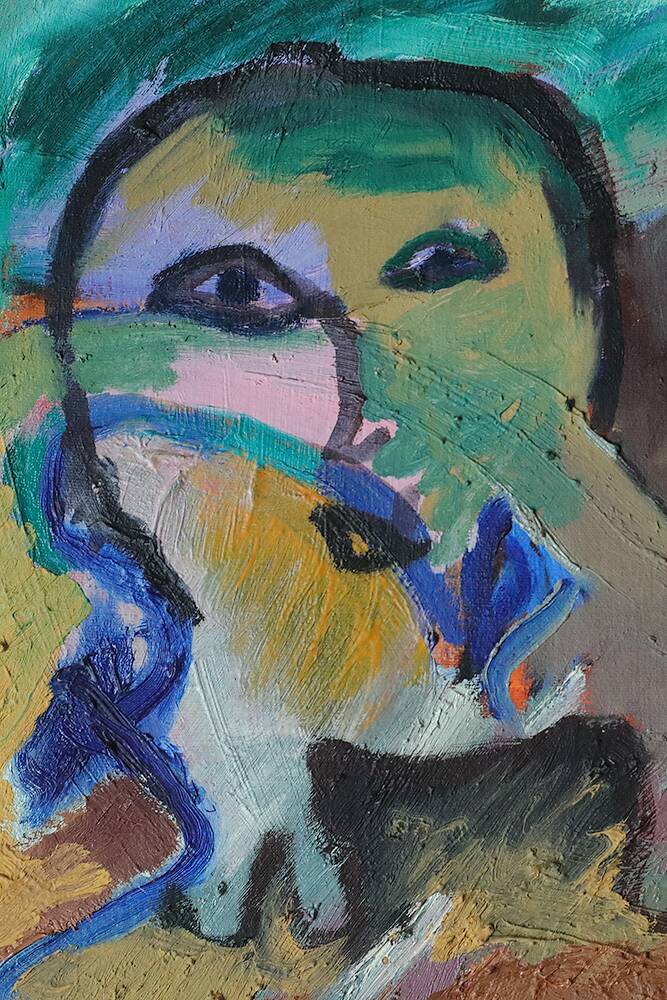 Lennart Lilja, Oil on canvas, 1950s