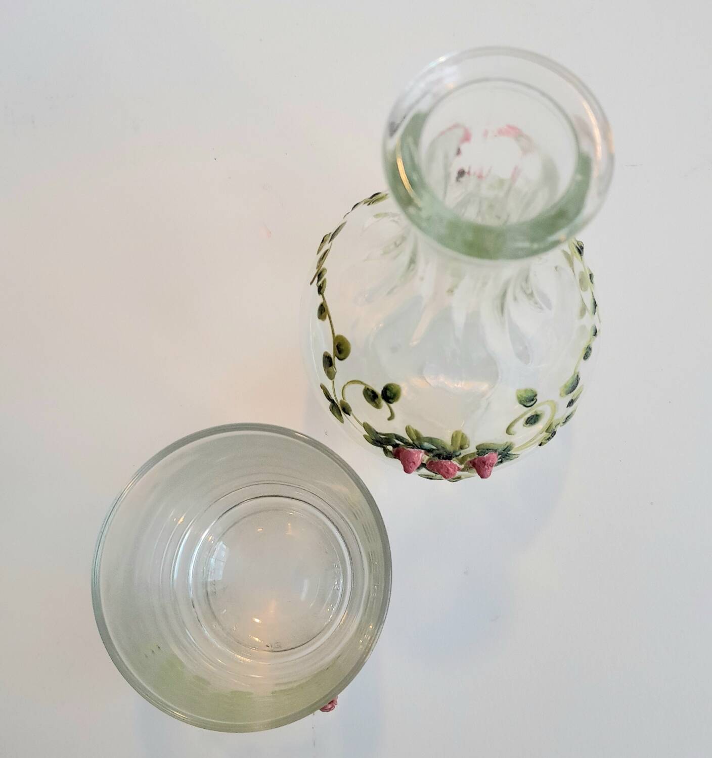 Night service, carafe + glass