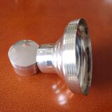 Shaker Art Deco silver metal punched