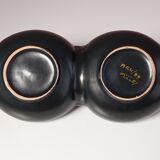 Italian ceramic serving bowl by aldo londi for bitossi 1950's