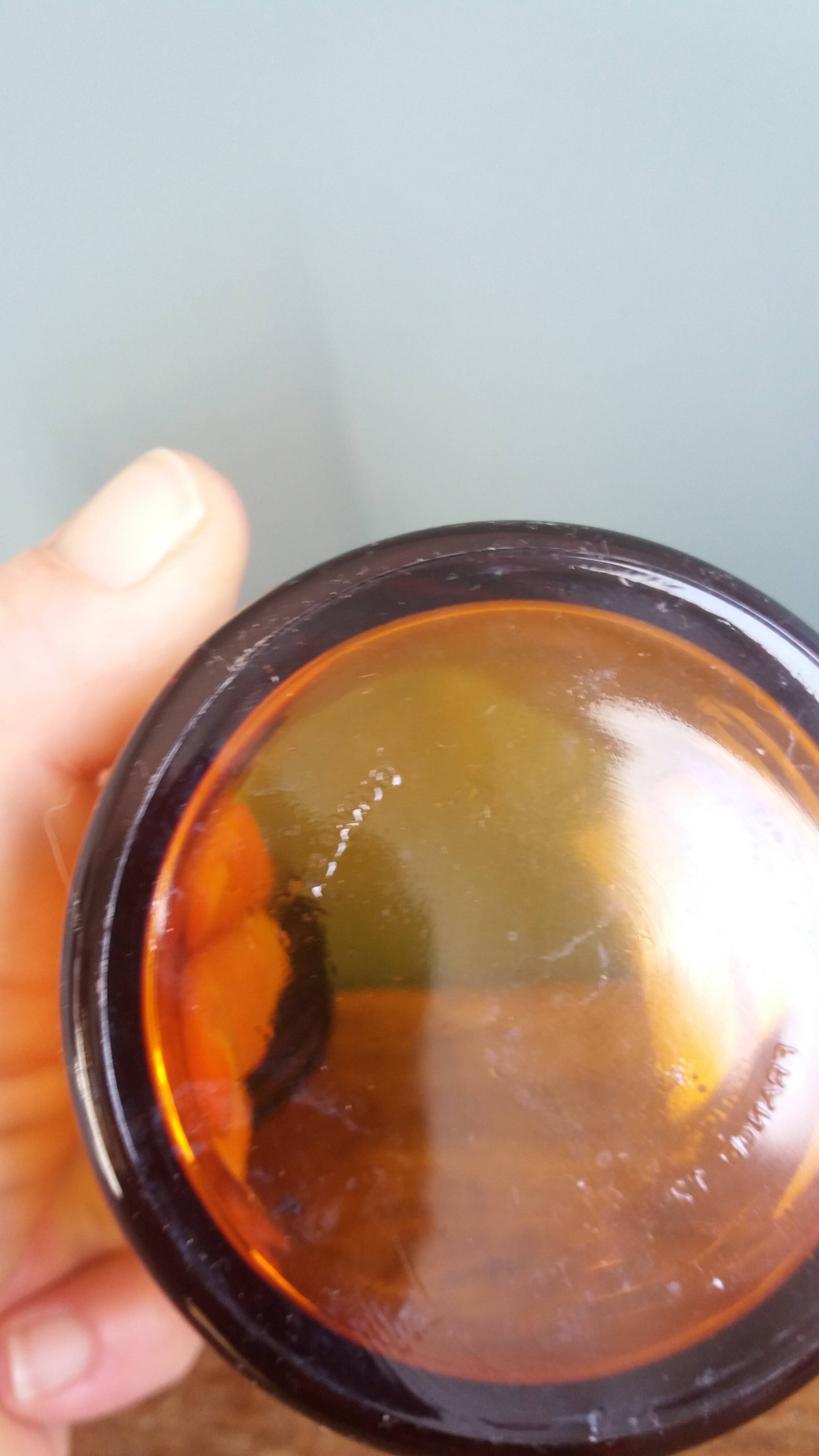 Duralex tea set, 6 large amber glass cups and saucers