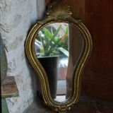 Baroque shell mirror