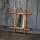 Wooden bamboo imitation mirror, antique mirror, hanging mirror