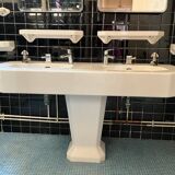 Art Deco double sink