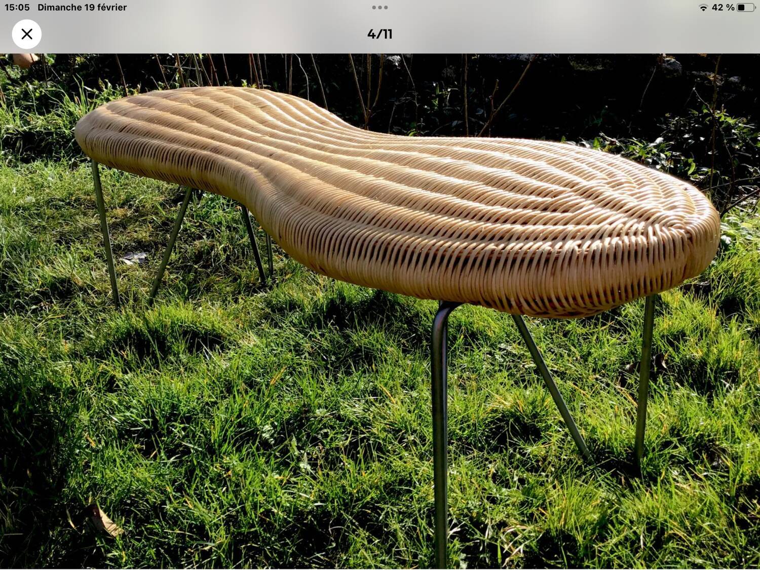 Stool bench peanut ikea