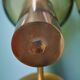 Pair of wall lamps brass and blown glass, Denmark 1960