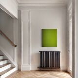 Abstract Monochrome anise green 100x81 cm