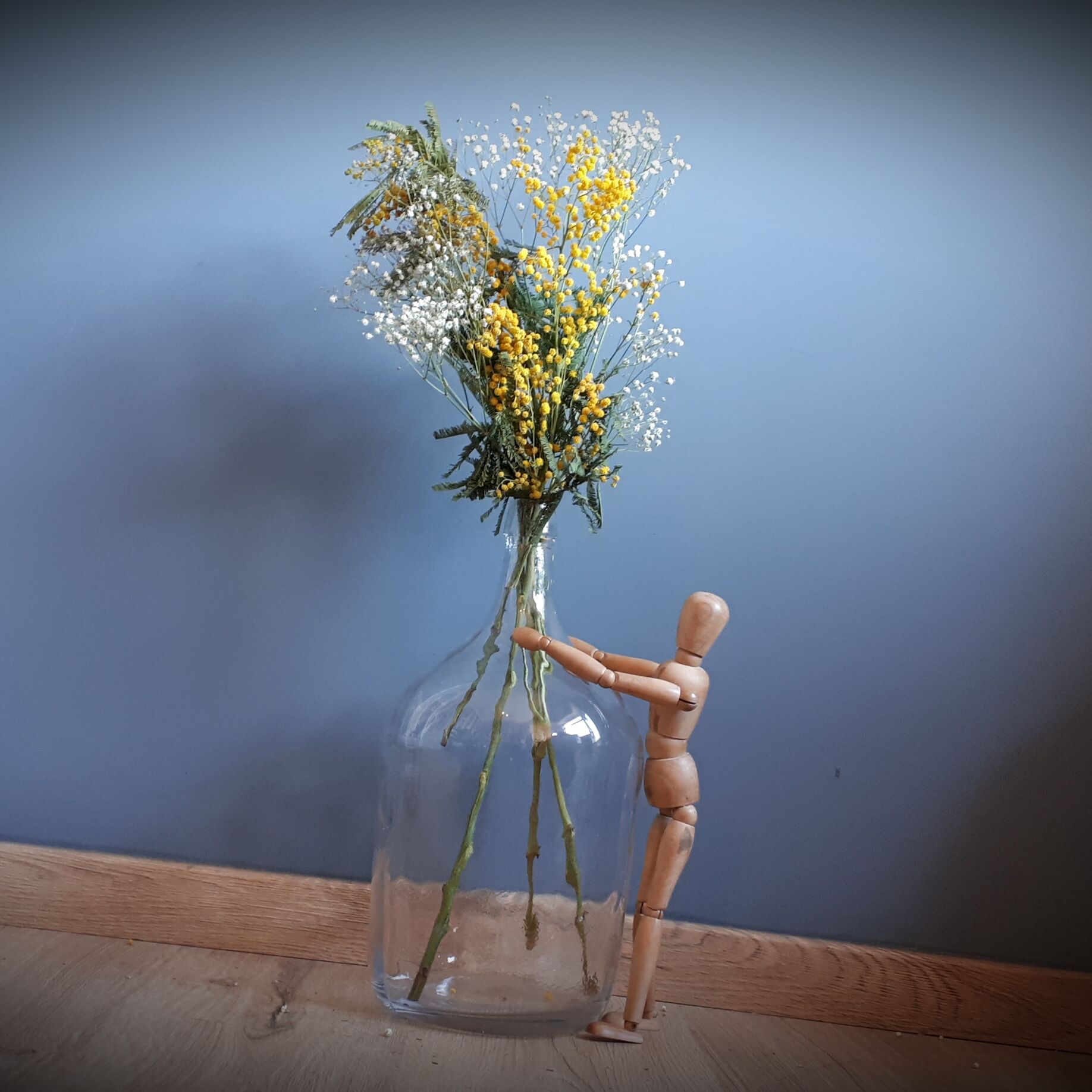 Demijohn 5L transparent straight