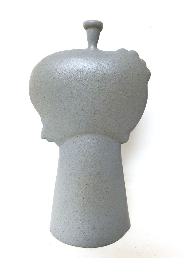 Grey man, ceramiche chiminazzo, 1970