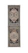 Vintage Turkish Oushak Rug Handwoven 59x200 cm