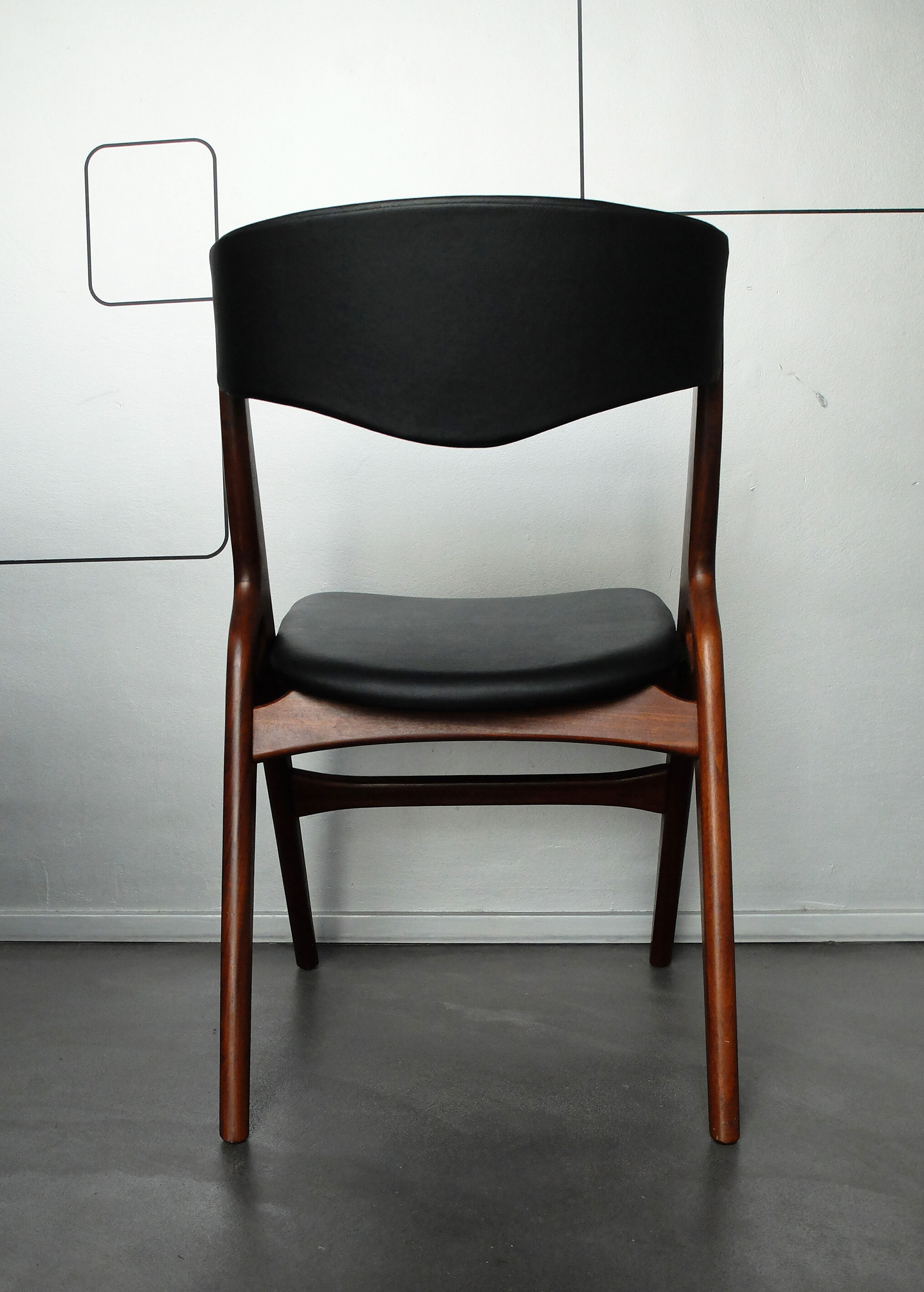 Chaise scandinave teck 1960