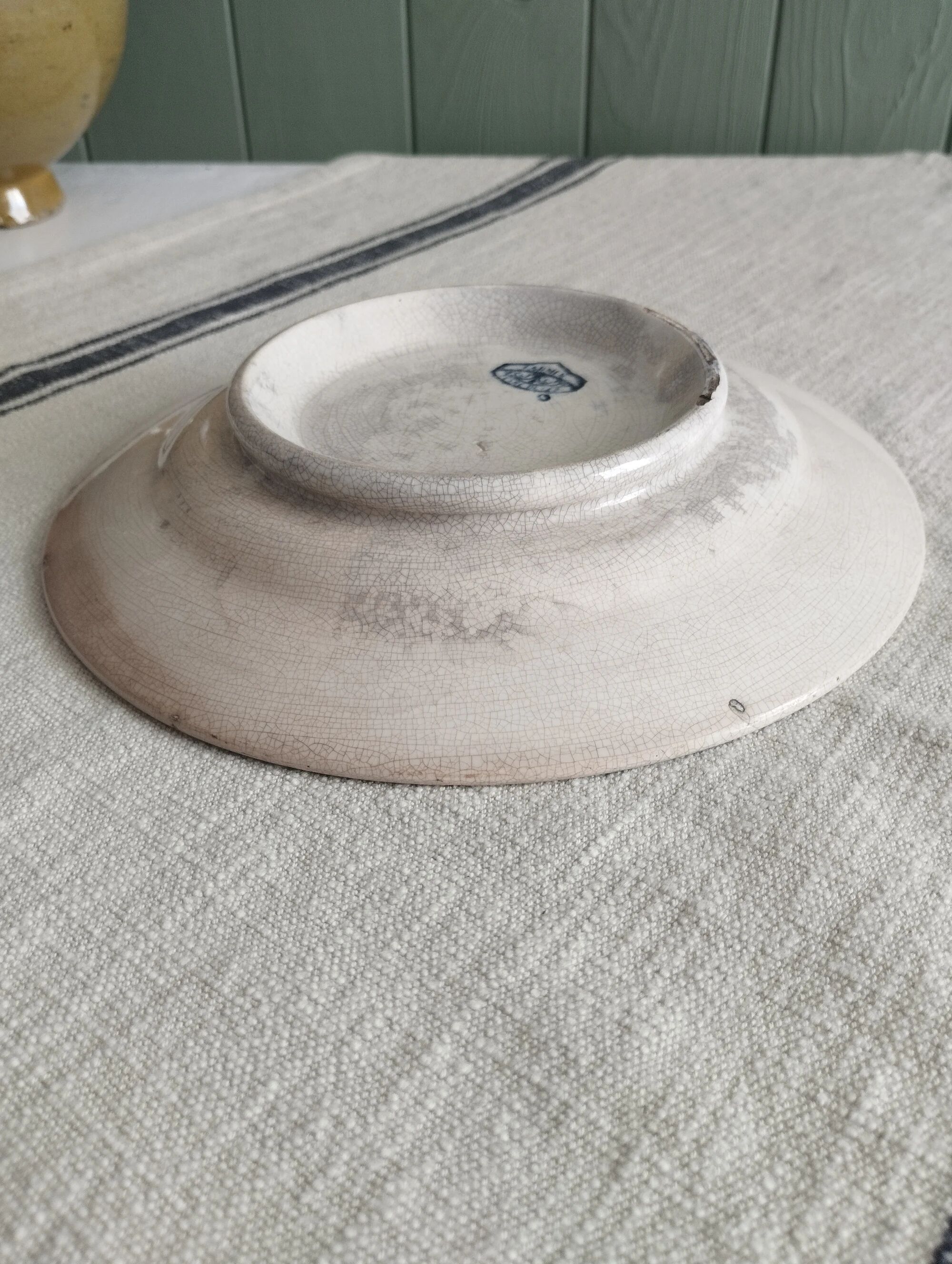 Ironstone plate Sarreguemines U&C "Carmen"