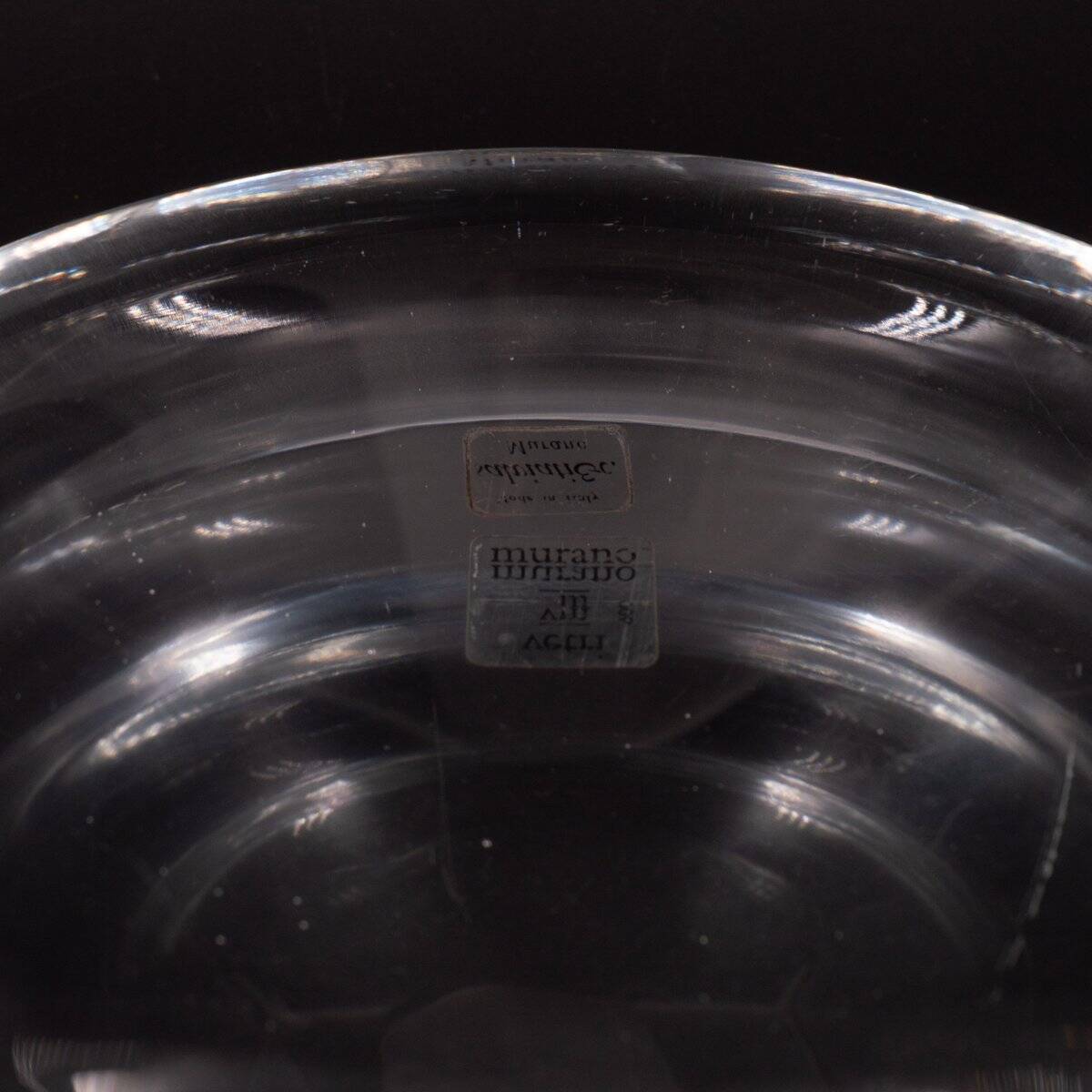 Plateau, Murano glass dish by Salviati & C., 1970s