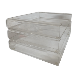 Product BhV Set of 3 Plexiglas document benches