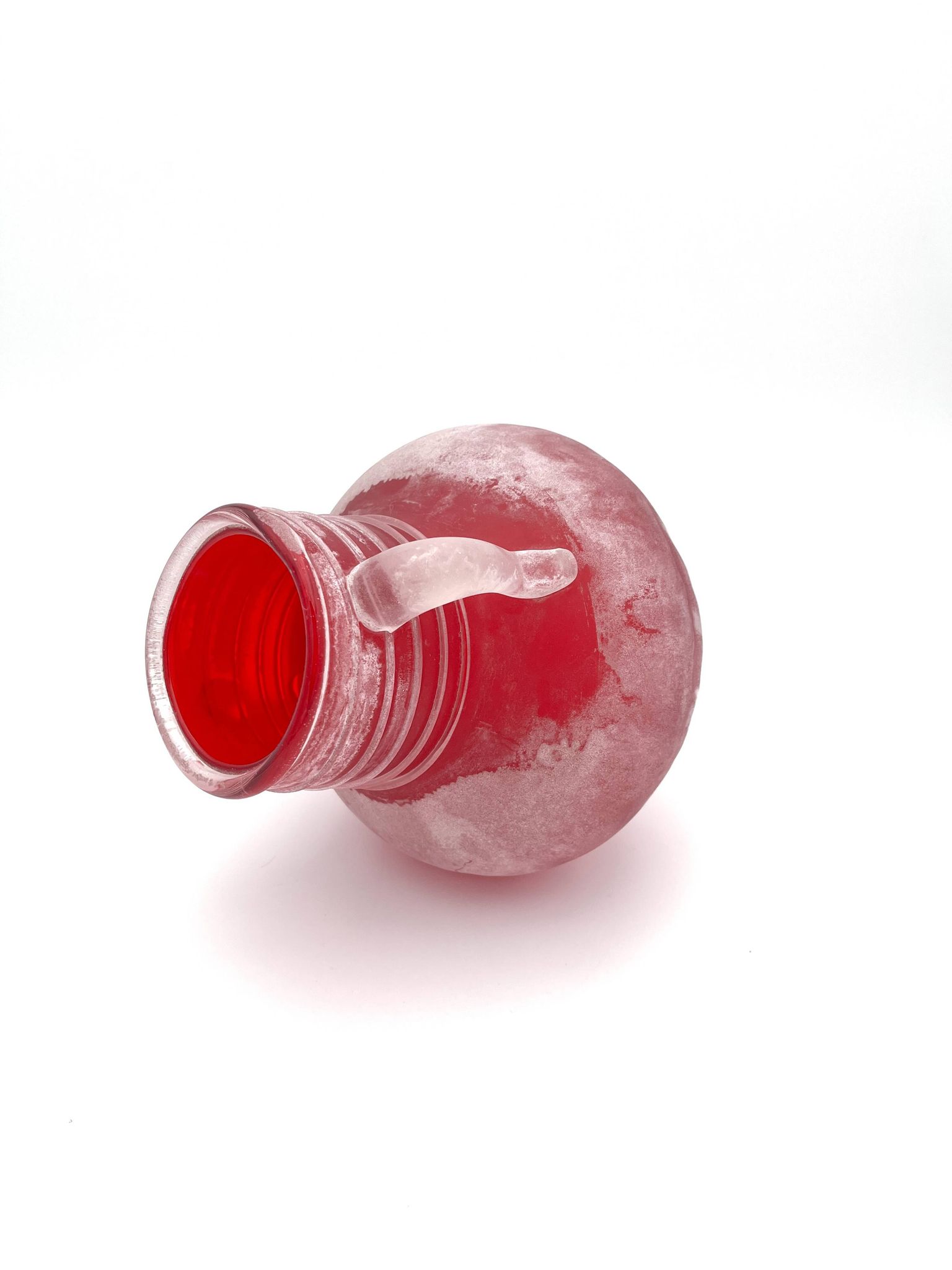 Vase Amphore "Scavo" Vetro Bisazza (Collaboration Segu so) Murano 1993