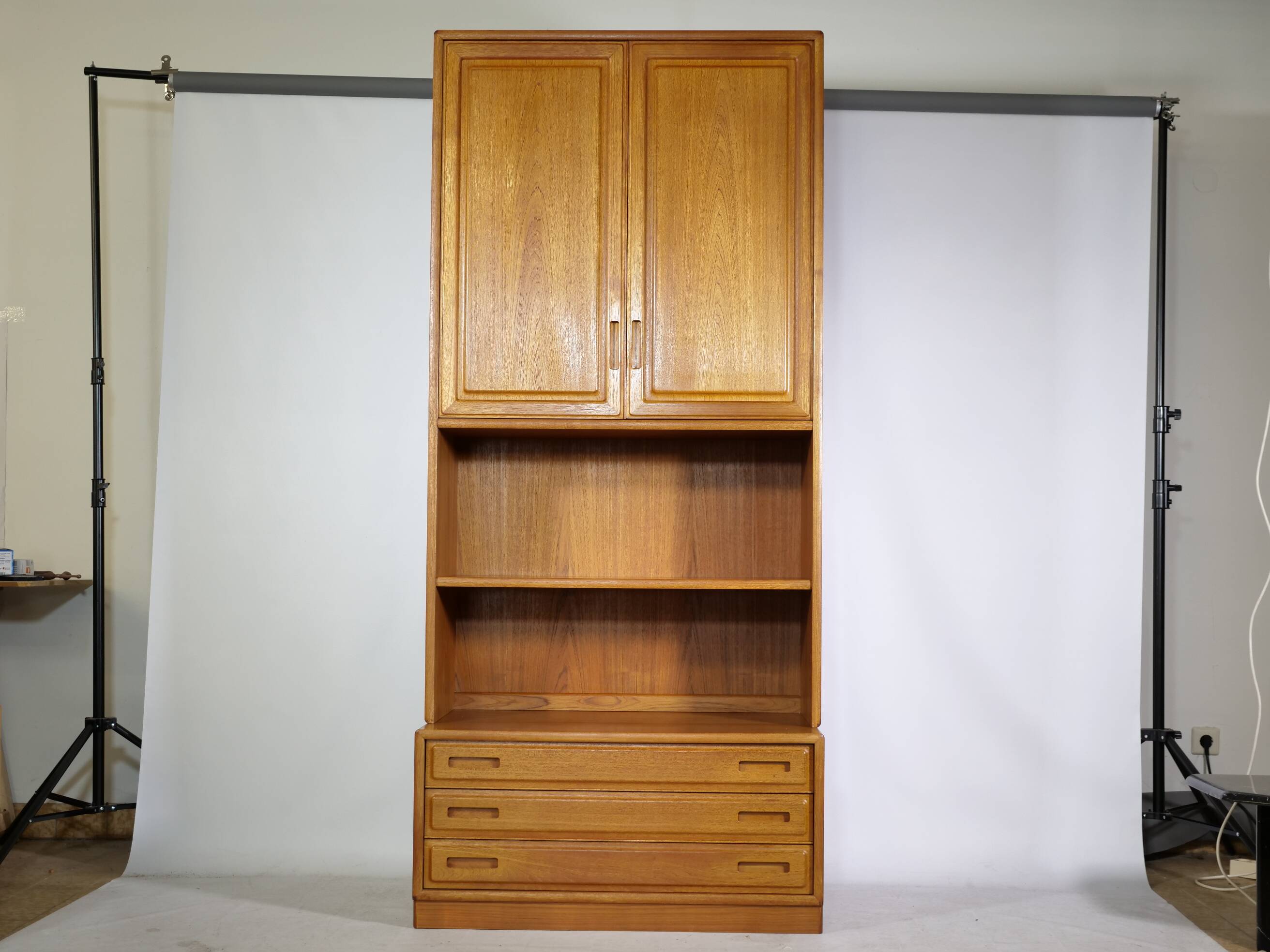 Meuble à tiroirs en teck Skandi Design Shelf 2, années 1970