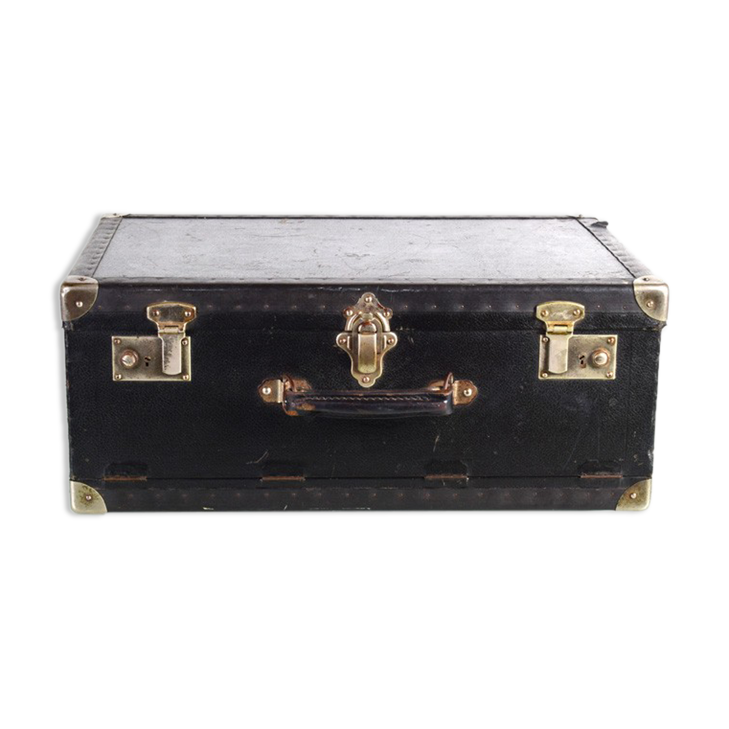 Bertault wooden trunk with drawer