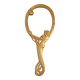 Brass vanity mirror, Art Nouveau style