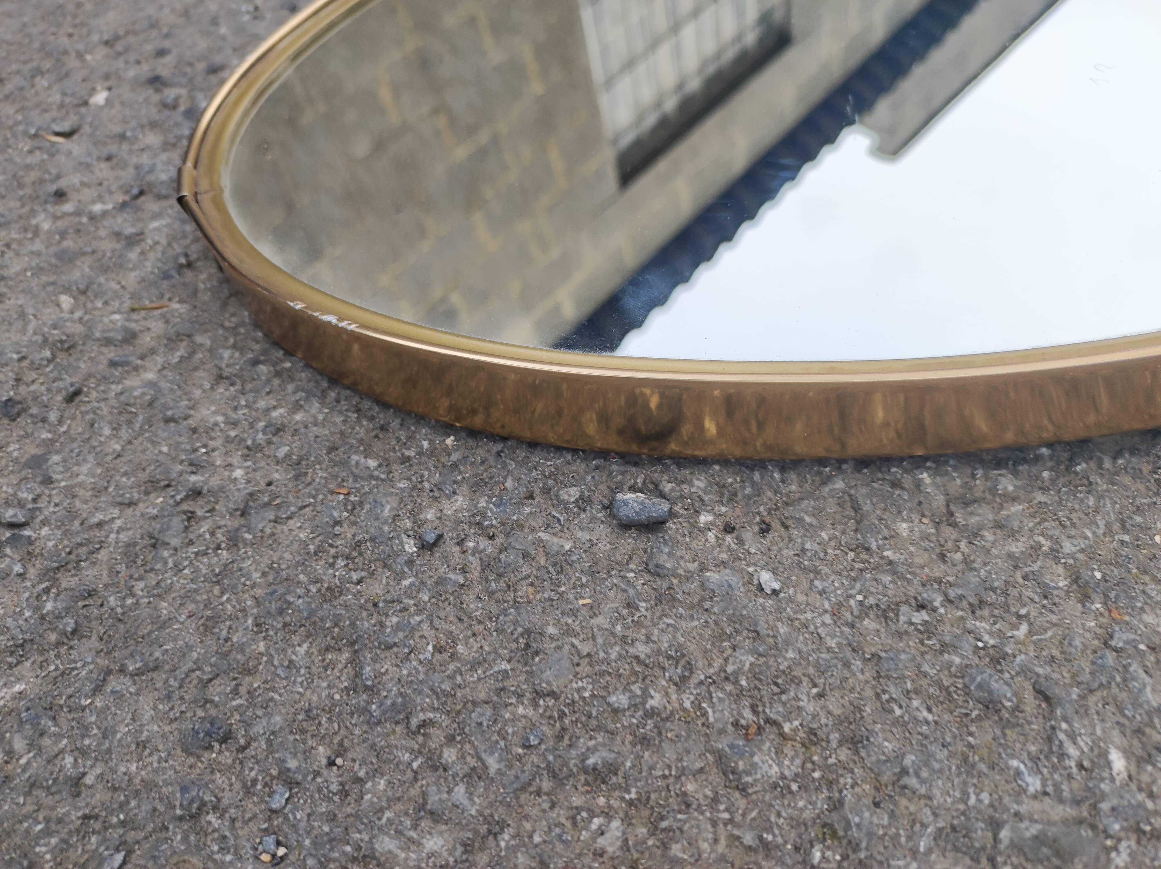 Oval mirror vintage 60 70