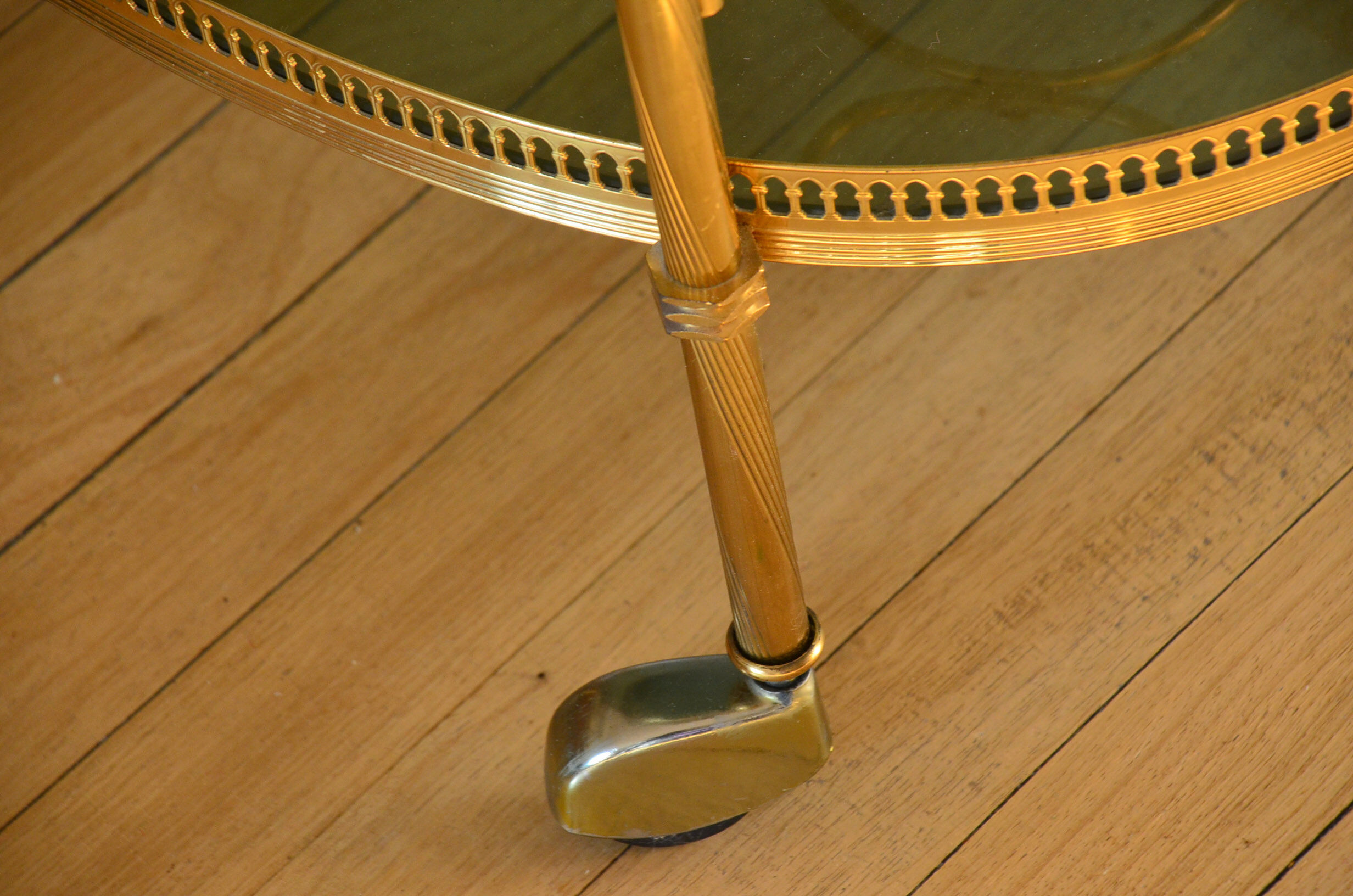 Skateboard brass glass 60 years serving