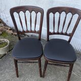 Paire de chaises bistrot