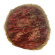 Coussin Rond Velours Rouge Et Or