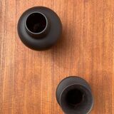 Vintage German vase in ceramic Wormser Terra-Sigillata, set of 2