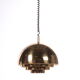 Vintage brass hanging lamp by Vereinigte Werkstatten Collection, 1960