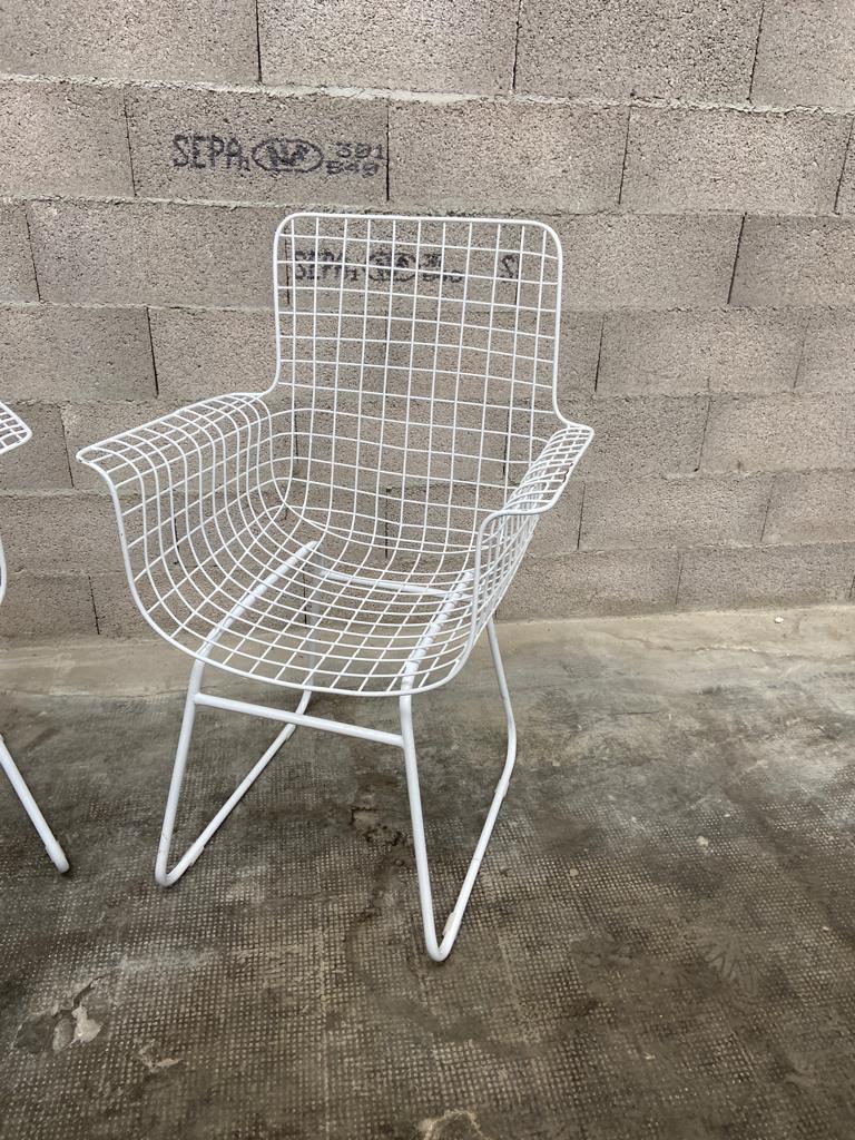Paire de fauteuils jardin terrasse fer