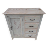 Parisian buffet, chippy paint effect