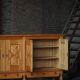 Henning Kjærnulf, enfilade in oak, mid-century Danish, Nyrup Møbelfabrik, 1960s.