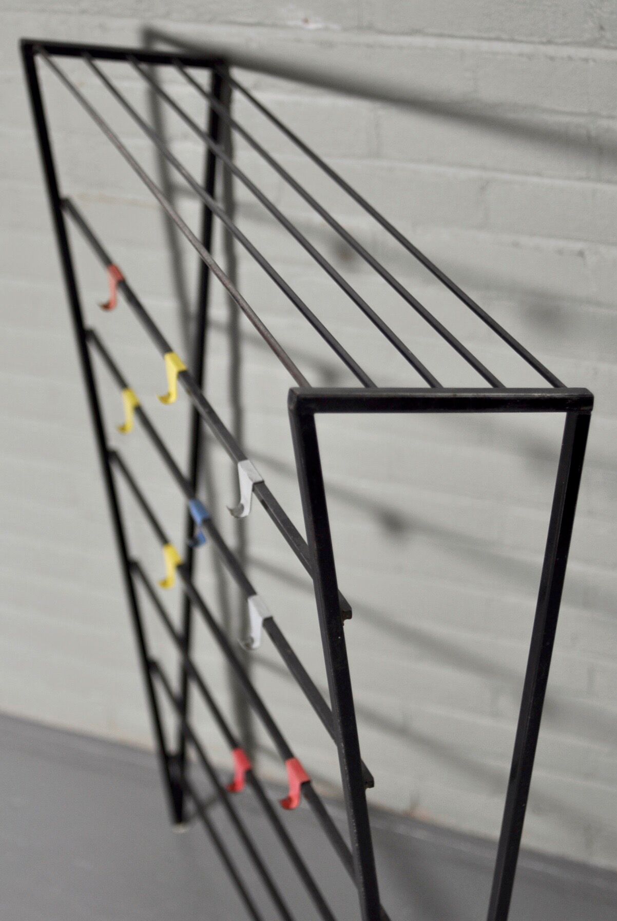 Wall mounted coat rack 1970