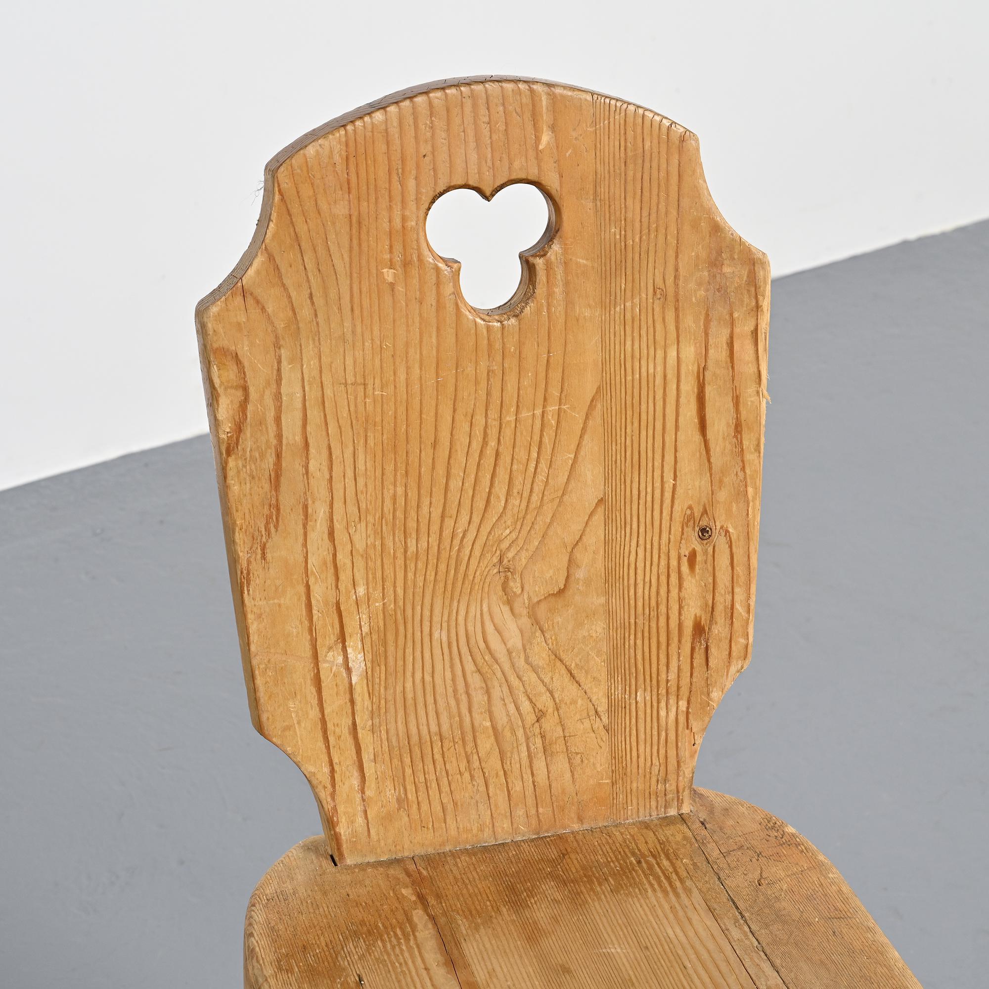 Chaise par René Martin, vers 1960