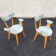 Pair of wooden armchairs, 1960