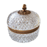 Crystal and gilded bronze candy box