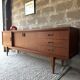 Vintage Scandinavian teak sideboard, 1960.