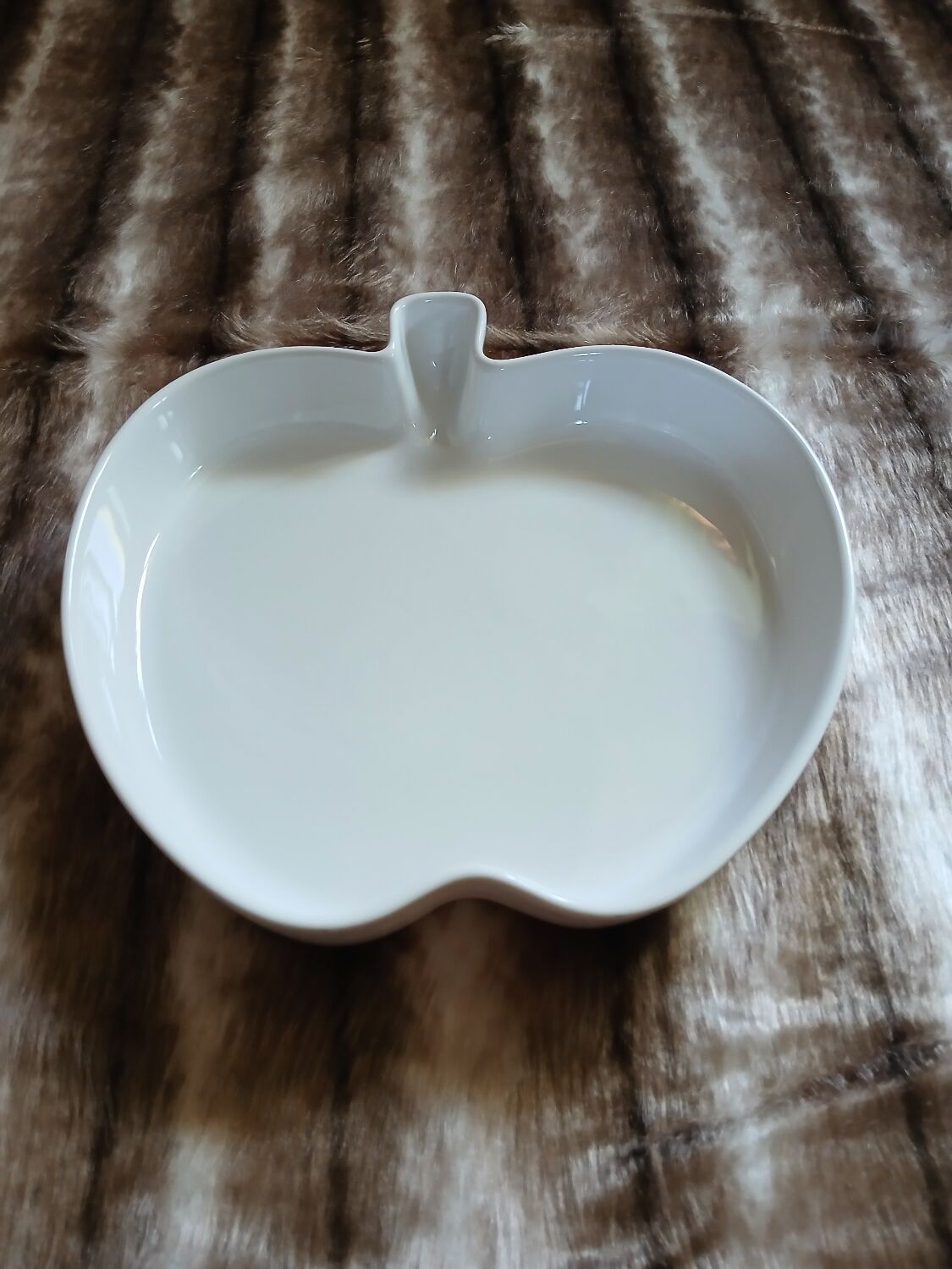 Plat à tarte en forme de pomme 