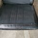 Pair of designer leather armchairs 80s