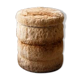 Cylindrical storage pouffe in faux fur 1970