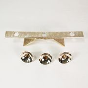 Mid Century Candlestick, WMF, designed by Kurt Radke, 1960s.