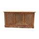 Patinated raw wood countertop