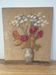Bouquet of flowers, oil on wood panel, signed Vlad Tiberin.