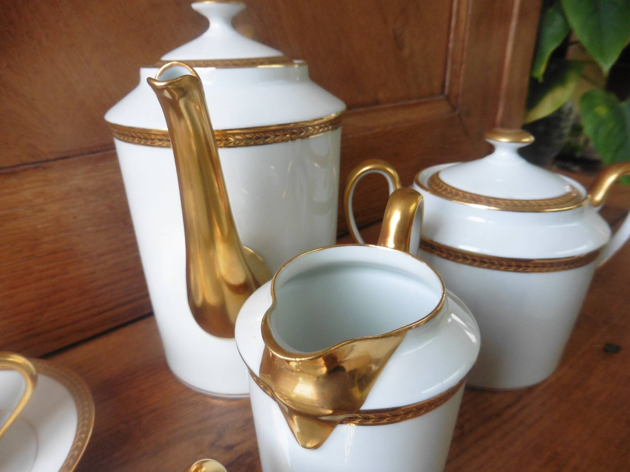 Service Porcelaine Limoges Dor Lor Fin