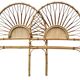 60s rattan headboard