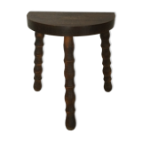Tabouret en chêne tripode