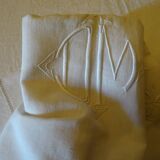 Embroidered sheet and 2 assorted piles