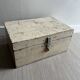 Old patinated wooden chest